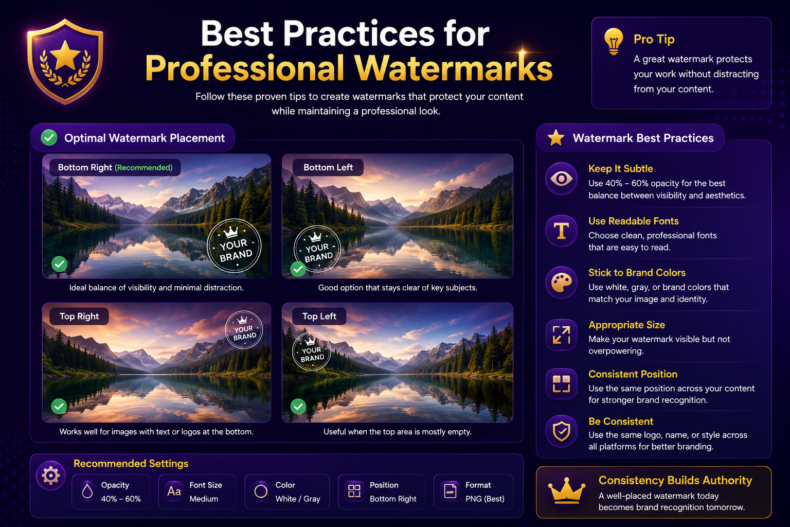 Best Watermark Placement Guide